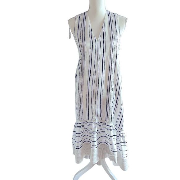 Phillip Lim High-Low Painted Dress Size 0 - Picture 4 of 6